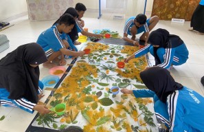 Batik Ecoprint Karya Siswa SMPN 1 Badegan Jadi Seragam Kebanggaan