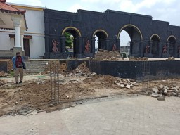 Renovasi Panggung di Alun-alun Ponorogo Rampung Akhir Tahun