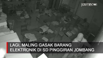 Video: Lagi, Maling Gasak Barang Elektronik di SD Pinggiran Jombang