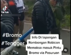 Rombongan Rubicon Paksa Masuk Bromo, Eks Kadisbudpar Jatim Sinarto Akui Salah