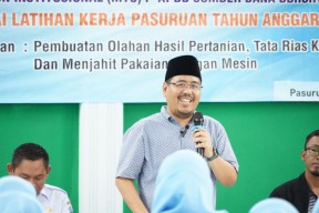 Kebahagiaan Peserta Program Pelatihan Kerja: Terima Kasih Pak Anwar Sadad