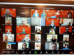 Mahasiswa Unitomo Gelar Webinar Kupas Wewenang Notaris