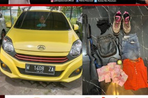 Bobol Pikap Parkir di SPBU, Pria Bawa Senapan Gondol Uang Rp7,5 Juta