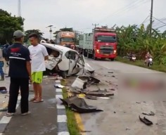 Laka Lantas Tewaskan Pria hingga Organ Dalam Tercecer di Lamongan, Cek Faktanya!