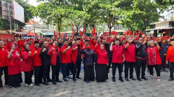 PDI Perjuangan Jatim Kirim 613 Satgas Amankan HUT ke-50