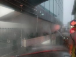 Gudang BCA Darmo Surabaya Terbakar