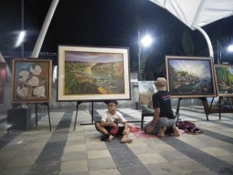 Komunitas Banyu Bening Unjuk Karya di Taman Thamrin Bojonegoro
