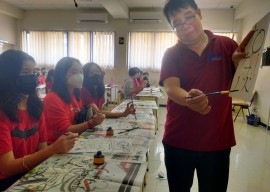 Keseruan Pelajar Sekolah NSA Ikuti Pengenalan Kebudayaan dan Tradisi Thionghoa