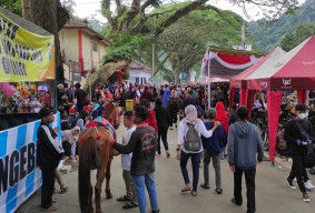 Ribuan Wisata Tumplek-blek Padati Telaga Ngebel, Ternyata Ingin Melihat Ini