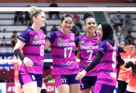 Keren! Jersey Produk UMKM Lamongan Dipercaya Tim Proliga 2023