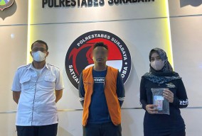 Penjual Bensin Eceran di Surabaya Disergap saat Tunggu Pembeli Sabu