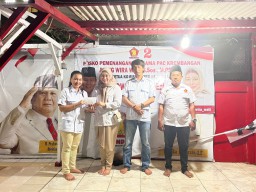 Gerindra Surabaya Bangun Posko Pemenangan Prabowo di Krembangan