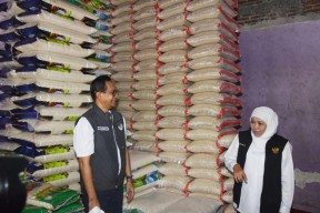 20 Ton Beras Murah Digelontor Pemprov Jatim dalam Operasi Pasar di Sidoarjo