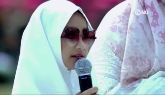Yasmin Najma Falihah, Tunanetra Pelantun Selawat Asygil di Resepsi 1 Abad NU