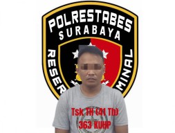 Bandit Pencuri Motor Spesialis Parkiran Rumah Kos Surabaya Diringkus