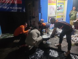 Pria Surabaya Tewas Gegara Menabrak Tong Sampah