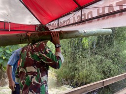 357 Warga di Ponorogo Terisolir, Jembatan Darurat Dibangun