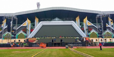 Mengintip Kemegahan Panggung Akbar 1 Abad NU di Sidoarjo