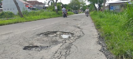 Perbaikan Tak Merata, Jalan Antar Desa di Jombang Banyak yang Rusak Makan Korban