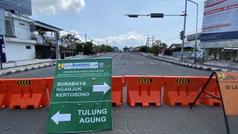 Penampakan Jembatan Bandar Ngalim Kediri Dipamerkan Mas Abu