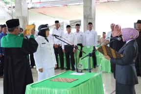 Lantik Kades Kepuhdoko Antar Waktu, Ini Pesan Bupati Jombang