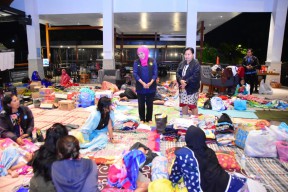 Ini Usulan Camat Driyorejo kepada Gubernur Jatim Khofifah saat Tinjau Banjir