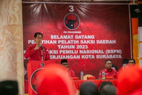 Jemput Kemenangan di Pemilu 2024, PDIP Surabaya Persiapkan 16.320 Saksi TPS