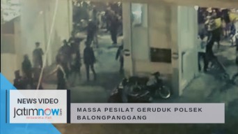 Polsek Balongpanggang Digeruduk Massa Pesilat