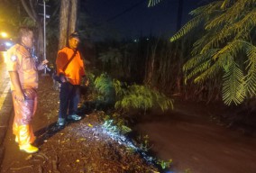 Kronologis Satu Keluarga Tercebur Sungai di Kapten Tendean Kediri, 2 Anak Masih Hilang