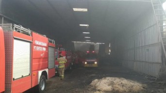 Suhu Terlalu Panas, Pabrik Kayu di Malang Terbakar