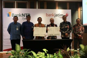 Bankjatim Suntikan Modal ke Bank NTB Syariah hingga Rp100 Miliar