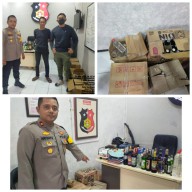 Rumah Penjual Miras Langganan Remaja Surabaya Digerebek, Ratusan Botol Disita