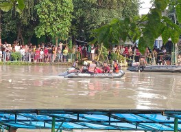 Pencarian Korban Akibat Perahu Tambang Terbalik di Surabaya Dihentikan Sementara