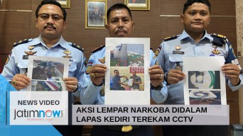 Aksi Lempar Narkoba Didalam Lapas Kediri Terekam CCTV