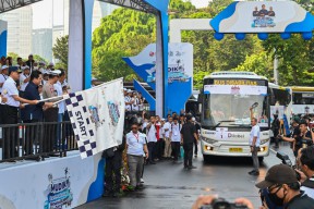 SIG Berangkatkan 600 Peserta Mudik Bersama BUMN 2023 ke Jateng dan Jatim