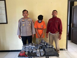 Lagi, Polisi Gagalkan Pengiriman Bubuk Mercon dari Jombang ke Kediri