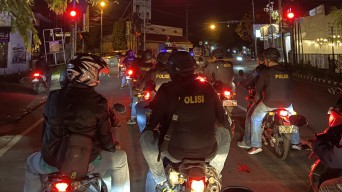 Tim Panjalu Sisir Perumahan di Kediri hingga Kawasan Bandara Antisipasi Kejahatan Jalanan