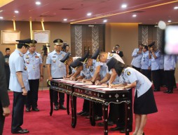 Kemenkumham Jatim Siap Sinergi Dukung 5 Pimti Madya Baru untuk Buat Terobosan Kreatif
