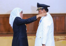 Gubernur Jatim Khofifah Lantik Marhaen Djumadi jadi Bupati Nganjuk