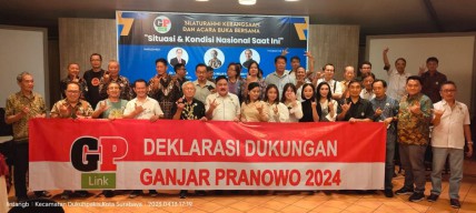 Komunitas Pengusaha Deklarasi Dukung Ganjar Pranowo