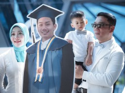 Almarhum Eril Diwisuda di FTMD ITB, Ridwan Kamil: Temannya Naik Mobil, Dia Bersepeda