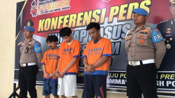 Tampang Tiga Pelaku Pengeroyokan Pemuda Hingga Tewas di Sidoarjo