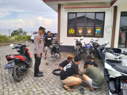 10 Motor Diamankan Polisi, Diduga untuk Balap Liar di Bangkalan