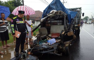 Laka Beruntun di Jombang, Libatkan 4 Kendaraan