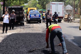 Satlantas Polres Bojonegoro Pantau Persiapan Mudik Lebaran 2023