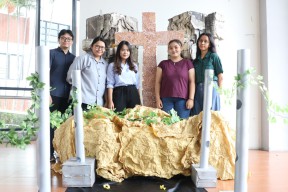 Wow! Mahasiswa Ubaya Bikin Taman Paskah Manfaatkan Cangkang Telur