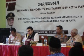 Punya Histori Perjuangan, Mas Dhito Minta SMPN 4 Pare Lakukan Kajian Sejarah
