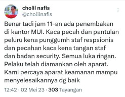 Kantor MUI Pusat Ditembak: Dua Pegawai Terluka, Pelaku Tewas