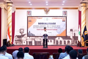 Sosialisasi Sertifikasi Profesi, Gus Ipul Tegaskan Percepatan Pembangunan Butuh Insinyur Andal