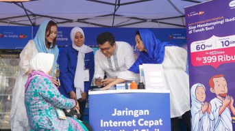 XL Axiata Jamin Kenyamanan Komunikasi Jemaah Calon Haji di Tanah Suci